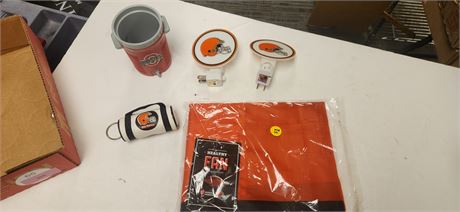 Cleveland Browns Night Lights & Browns Keychain & Ohio State Mug & Misc.