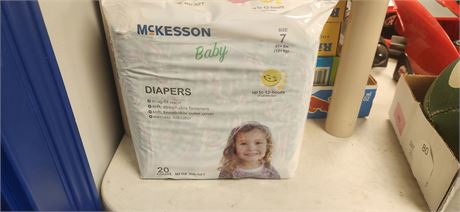 McKesson Baby Diapers. Size 7