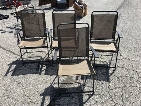 Set of 4 Patio Chairs