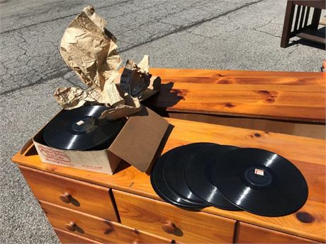 Box of 78 Records