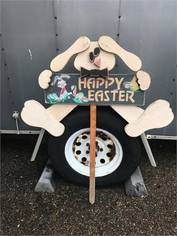 Easter Rabbit Yard Sign
