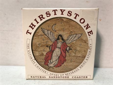 Thristystone Natural Sandstone Coaster Set