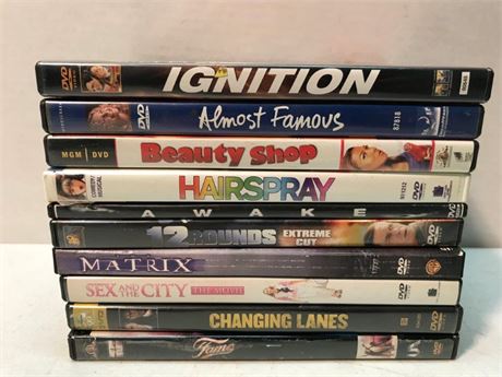Stack of 10 DVD's (#6)