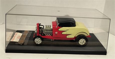 1932 Ford Hot Rod Model In Display Case
