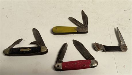 Lot Of Vintage Pocket Knives