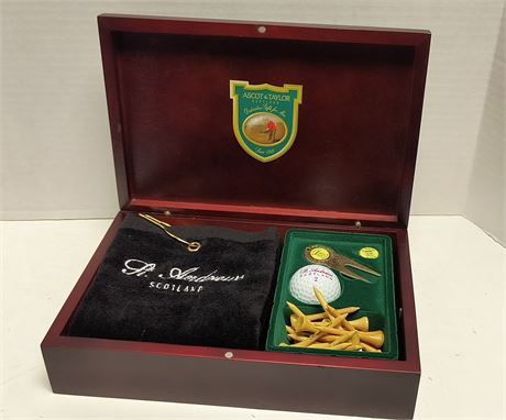 Ascot & Taylor Scotland Golf Gift Set For St. Andrews Golf Course