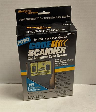Sunpro Car Computer Code Reader. For EEC-IV And MCU Systems Ford Code Scanner