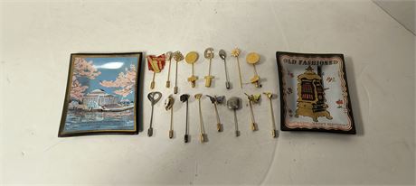 Lot Of Tie Pins & Misc.