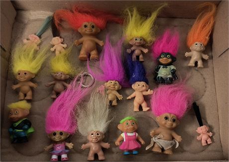 Lot Of Troll Dolls
