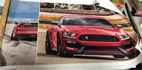 2019 Shelby GT 350 Flat Plane Crank Factory Poster