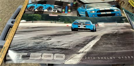 2013 Mustang Shelby GT 500 Factory Poster