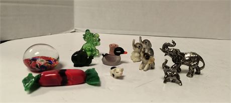 Glass Paperweight & Collectible Glass Items