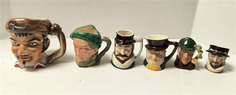 3 Royal Dalton Toby Mug Cups & Misc. Mugs
