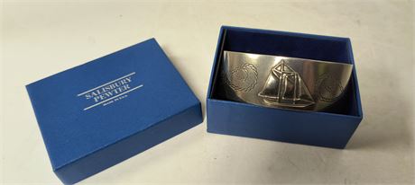 Salisbury Pewter Sail Boat Embossed Bracelet