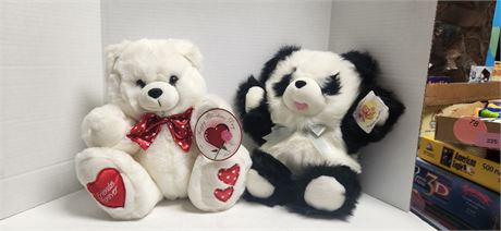 2 Plush Bear Toys