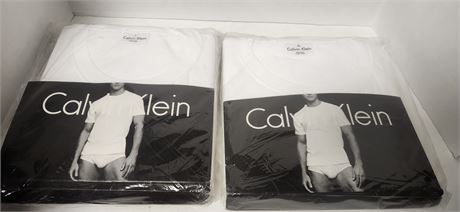 Calvin Klein Large & XL Crew Neck Tee Shirts