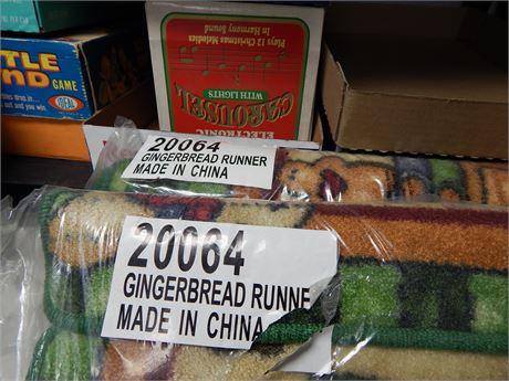 2 Gingerbread Floor Runners