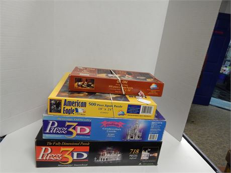 Lot Of Various Puzzles
