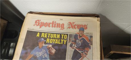 The Sporting News Vintage Newspaper