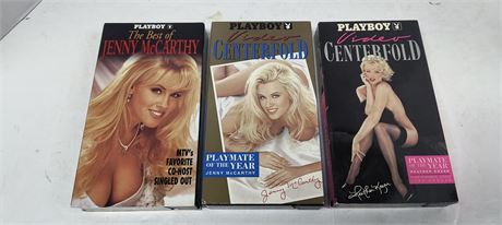 3 Playboy VHS Tapes