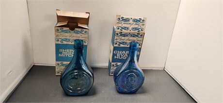 Shepard Roosa Mitchell & Charles Evan Hughes Commemorative Decanters