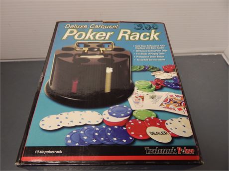 Deluxe Carousel Poker Rack