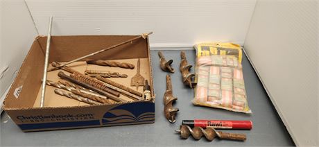 Universal Banding Straps & Rawl Fast Spiral Carbide Spiral Drill & Misc. Tools