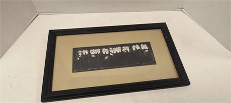 Wood Framed Nun Artwork