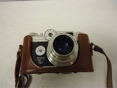 Argus C-Four Camera & Case