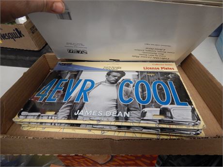 Lot Of James Dean License Plates