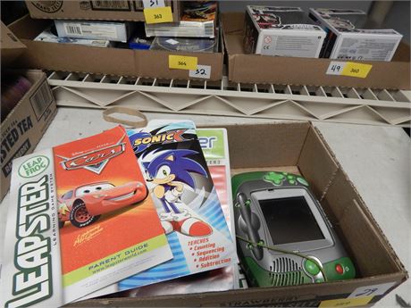 Leapster & Sonic & Cars Cartridges