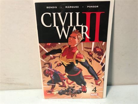 Marvel Civil War II #4 Comic Book