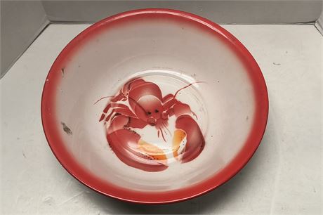 Bon Voyage Metal Crab Bowl