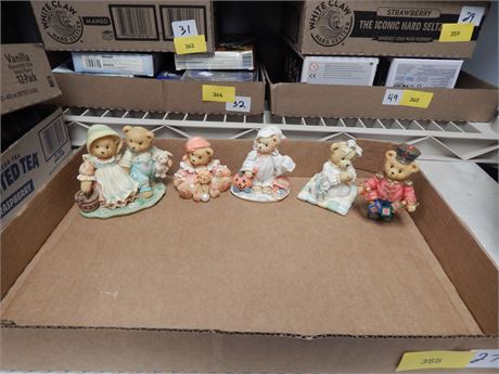 Various Cherished Teddies Figurines
