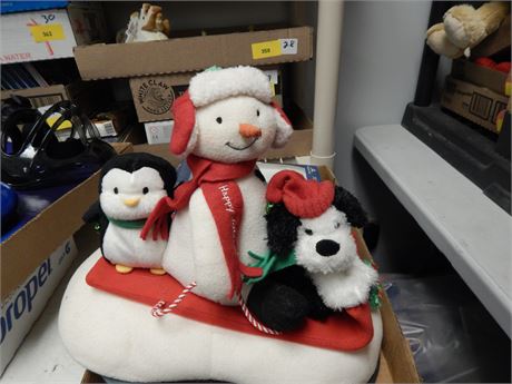 Christmas Plush Decoration & Christmas Tray & Ornaments