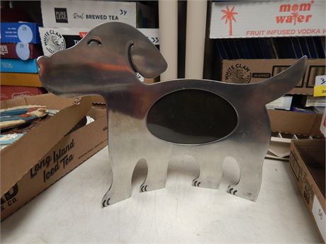 Metal Dog Picture Frame & Misc. Picture Frames