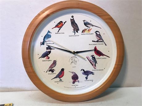 National Audubon Society Bird Quartz Clock