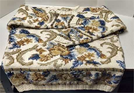Vintage Crystal Kobe Sweater Size Large