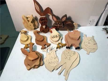 Animal Themed Wood Misc.