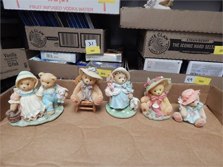 Various Cherished Teddies Figurines