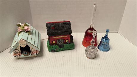Glass Bells & Decorative Houses