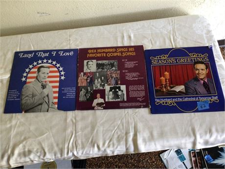 Vinyl Records Lot: Rex Humbard