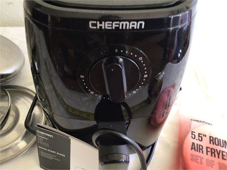 Chefman Air Fryer with Assorted Pan Lids