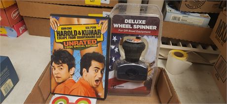Deluxe Wheel Spinner & Harold & Kumar DVD & Misc.