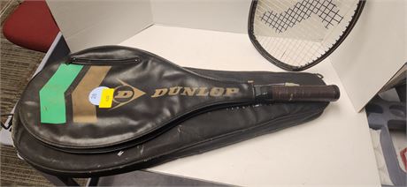 Dunlop Tennis Racket With Case & Wilson Racket With Case