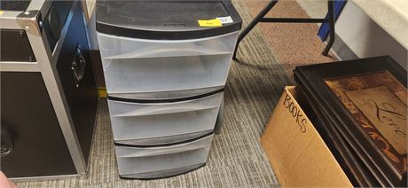 Sterilite 3 Drawer Plastic Storage Container