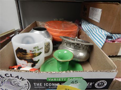 Vintage Tupperware & Various Glassware