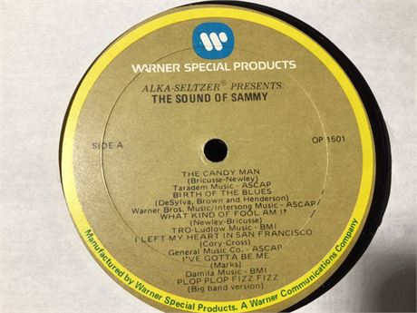Vinyl Record: Sammy Davis Jr. Album