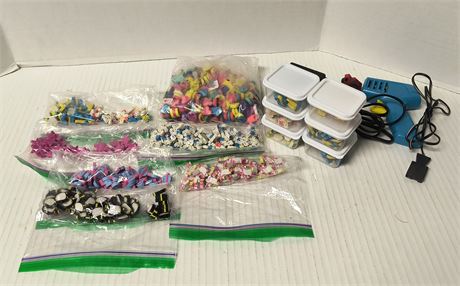 Lot Of Erasers & Vintage Ideal Slot Car Controller