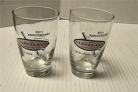 The Cleveland Twist Drill Drinking Glasses